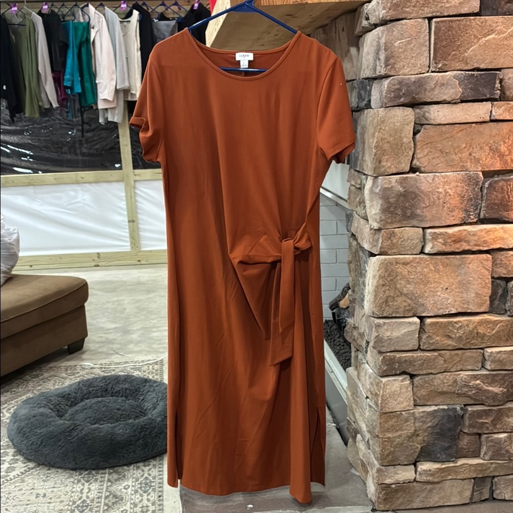 J Crew Rust Dress